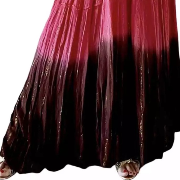 V Neck Ruffle Hem Dress main image 1